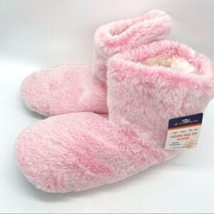 Womens Slippers Plush Sherpa Pink